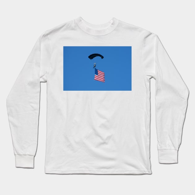 Flying the Flag Long Sleeve T-Shirt by CGJohnson